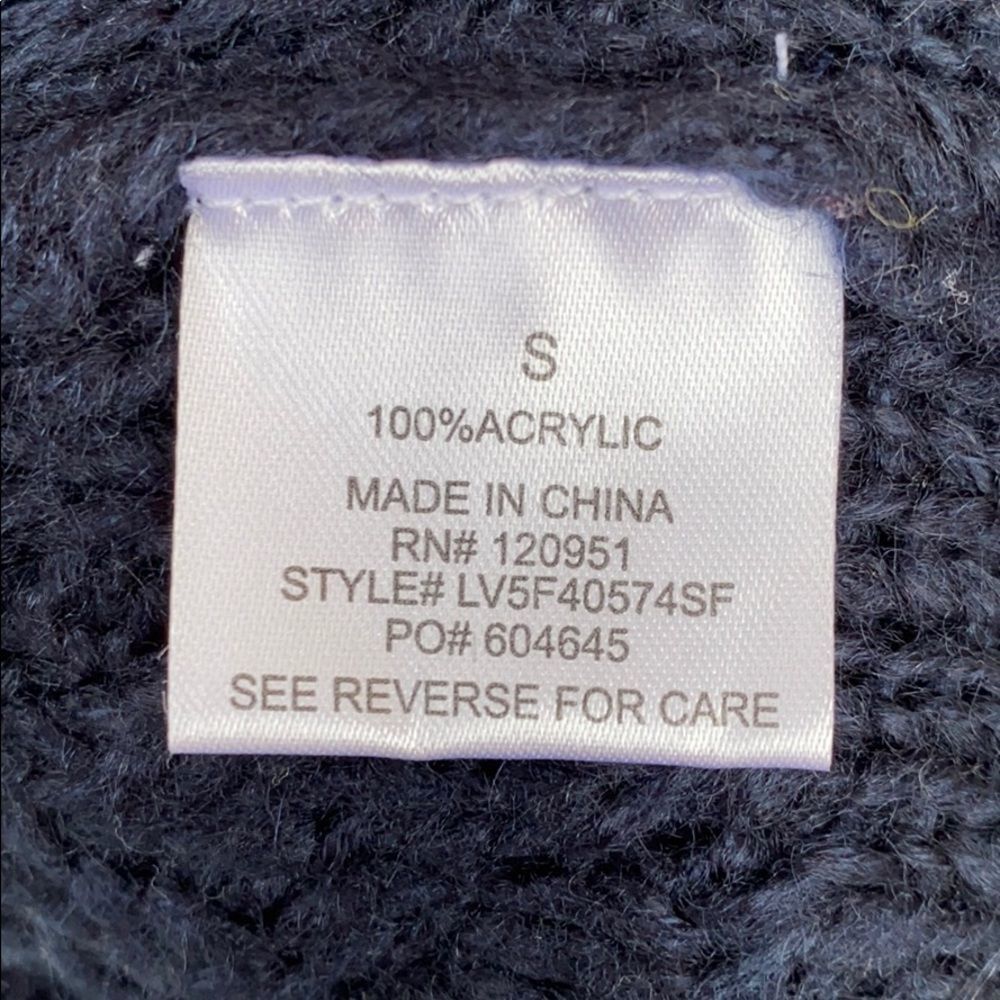 Navy Blue Cardigan - Picture 6 of 6